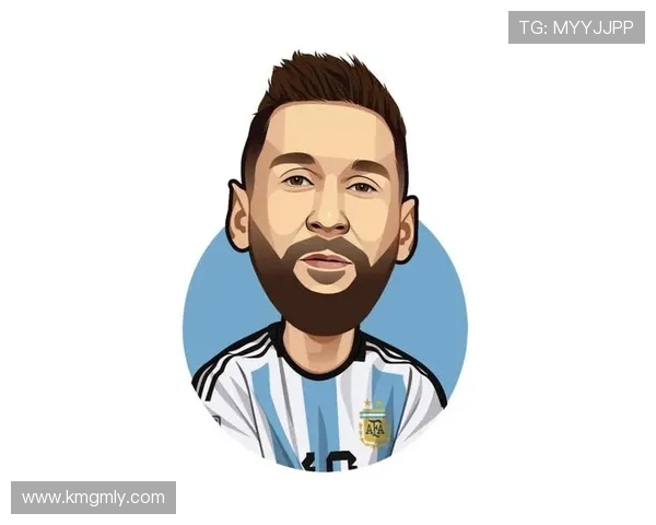 足球明星卡通形象持球瞬间展现运动魅力与激情的创意作品